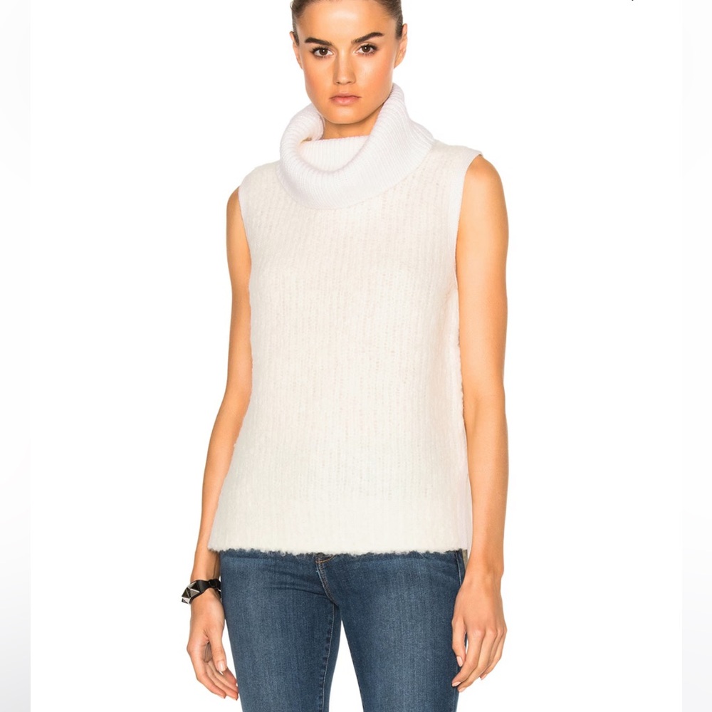 Rag & Bone Adele Sleeveless Turtleneck Sweater L
